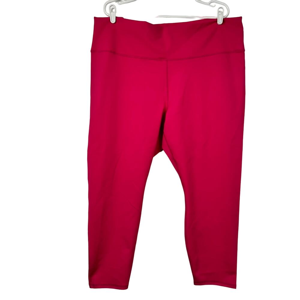 NWT Fabletics Define PowerHold High-Waisted 7/8 Leggings 4X Pink